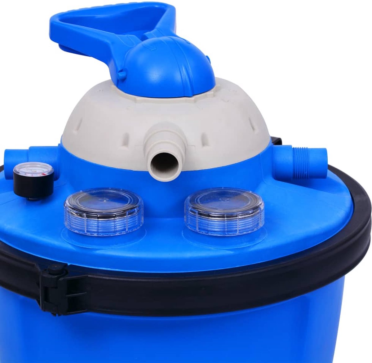 vidaXL Zandfilterpomp met timer 450 W 25 L - Blauw