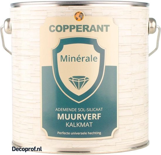 Copperant Minerale Muurverf Kalkmat - Mengkleur - 10 l