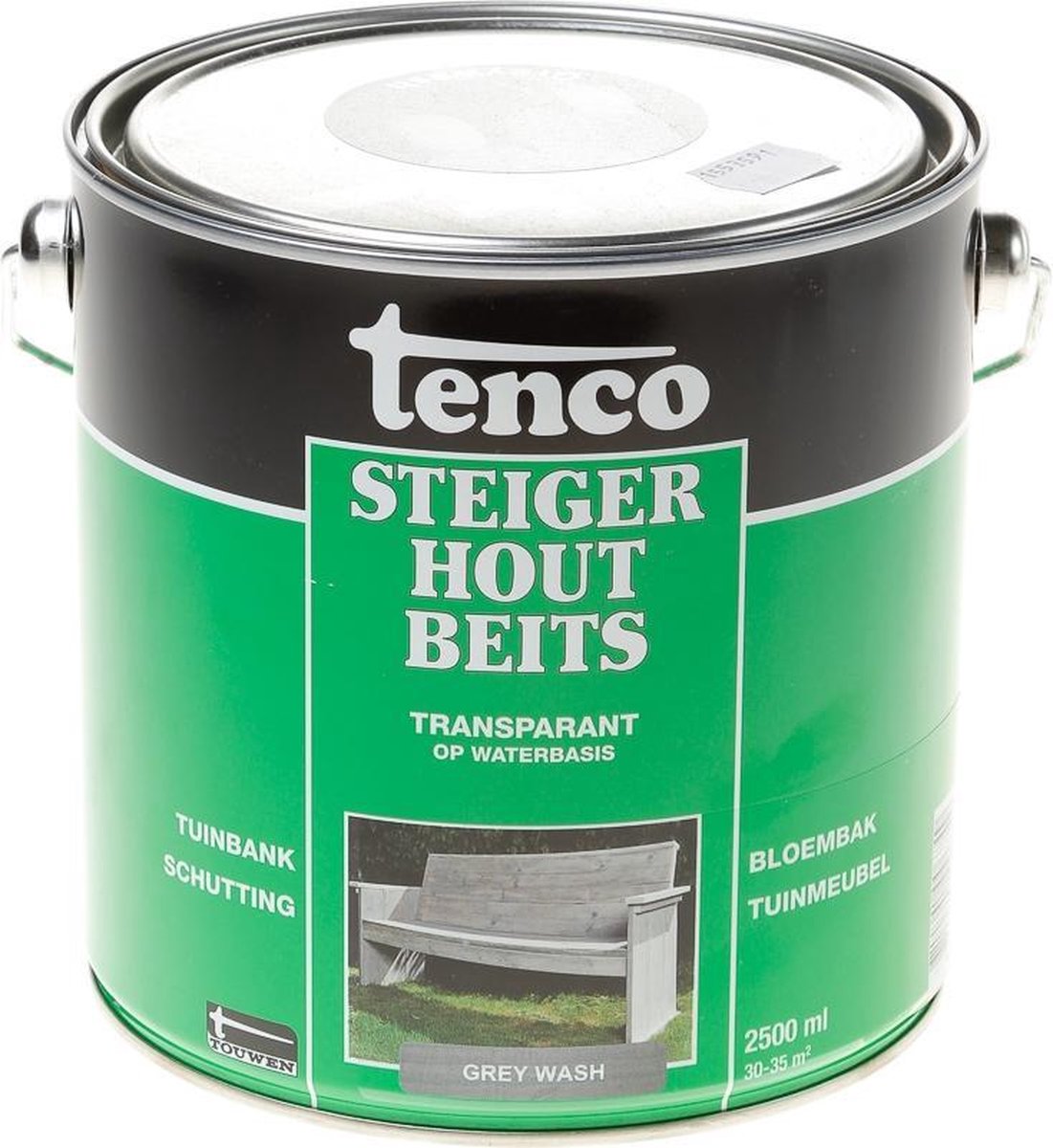 Tenco Steigerhoutbeits - Grey Wash - 2,5 l