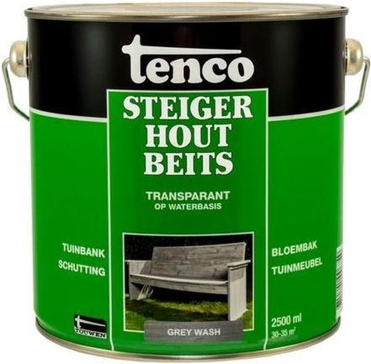 Tenco Steigerhoutbeits - Grey Wash - 2,5 l