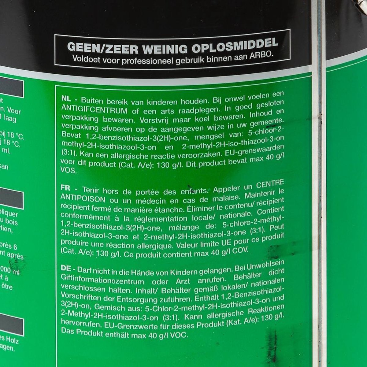 Tenco Steigerhoutbeits - Grey Wash - 2,5 l