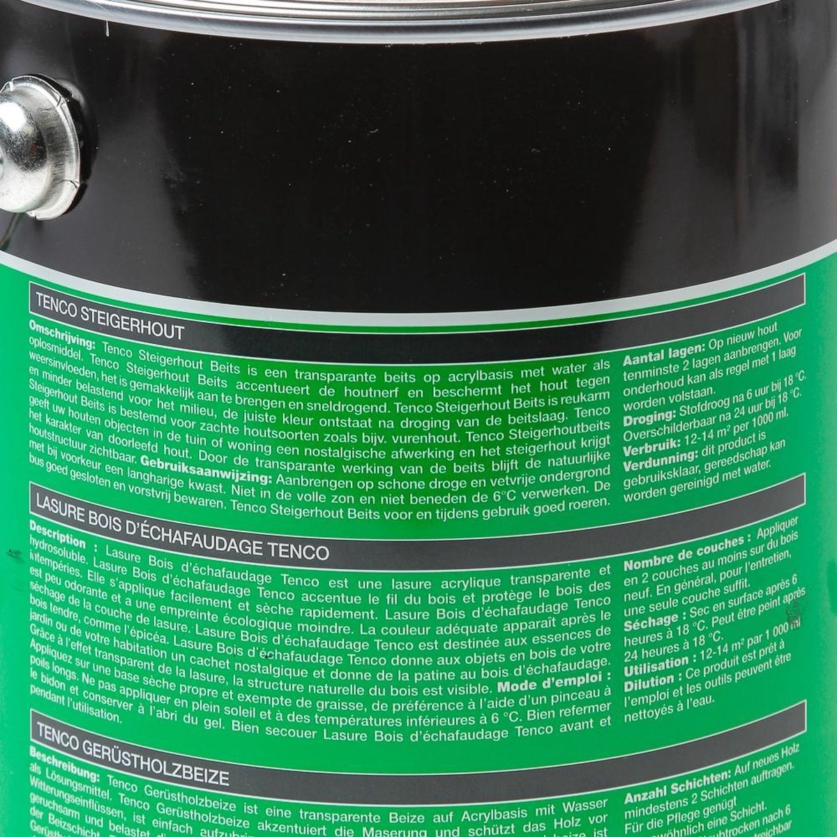 Tenco Steigerhoutbeits - Grey Wash - 2,5 l