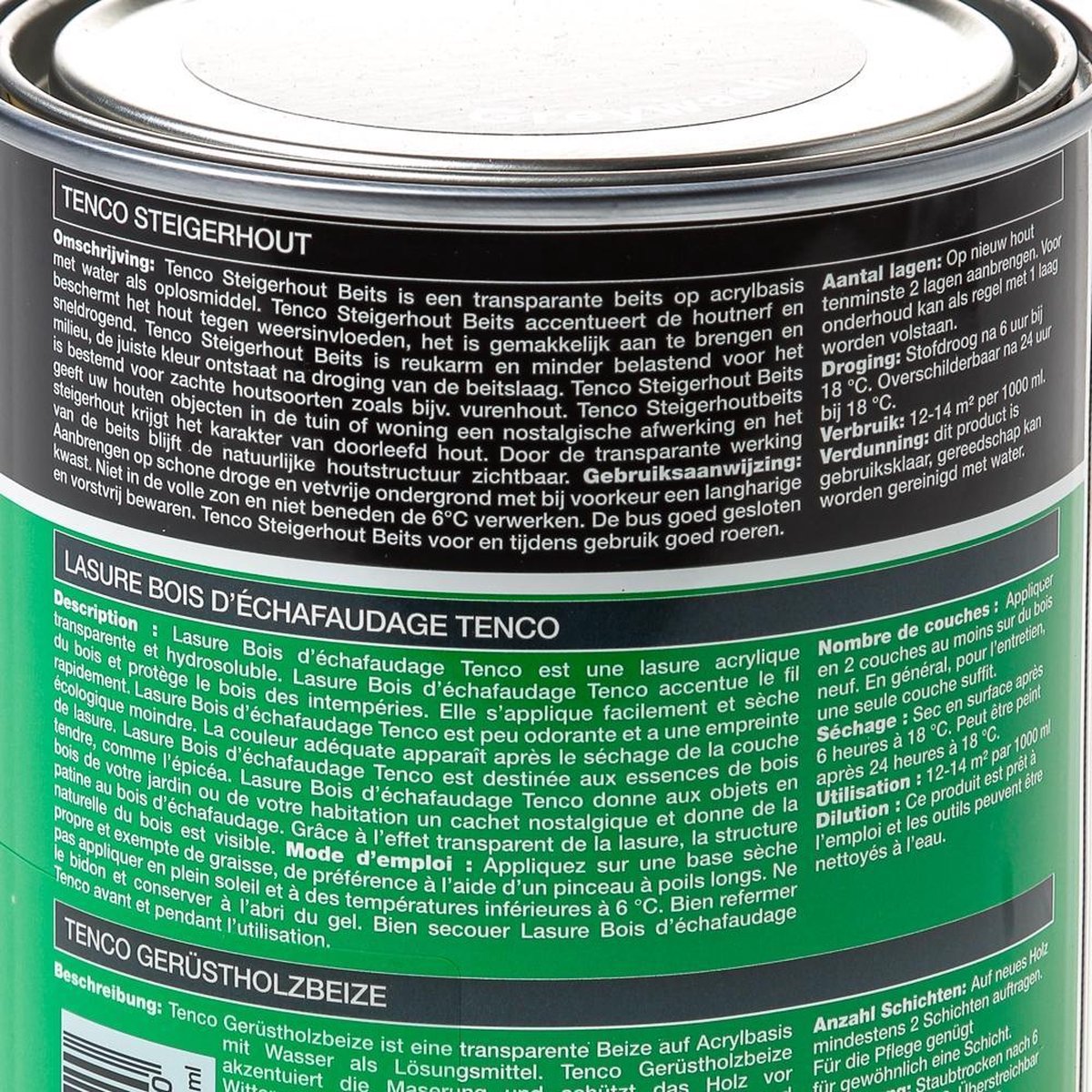 Tenco Steigerhoutbeits - Grey Wash - 2,5 l