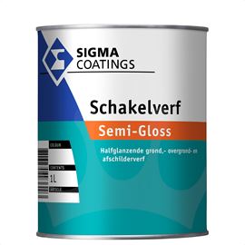 Sigma Schakelverf Semi Gloss 1 l - Wit