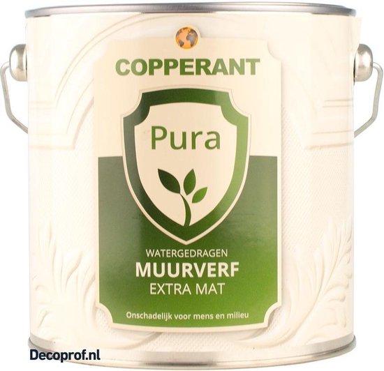 Copperant Pura Muurverf Extra Mat 10 l - Wit