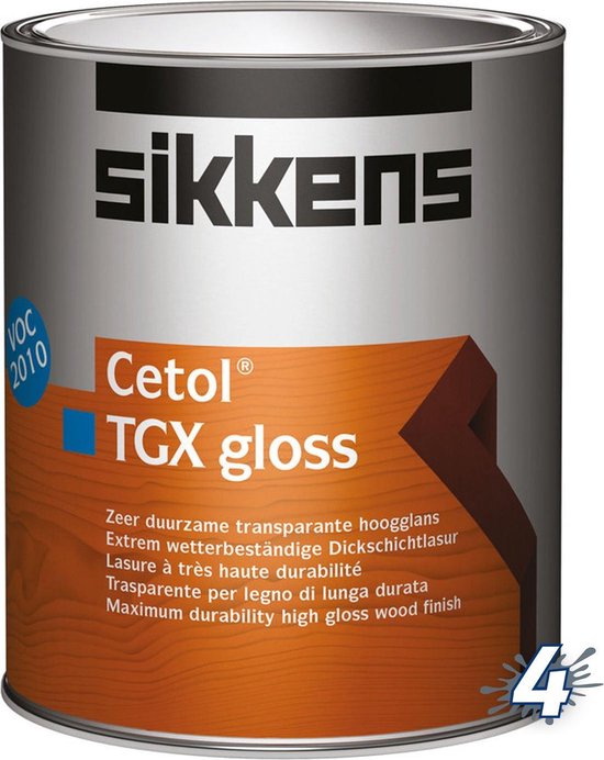 Sikkens Cetol TGX Gloss - Kleurloos - 1 l