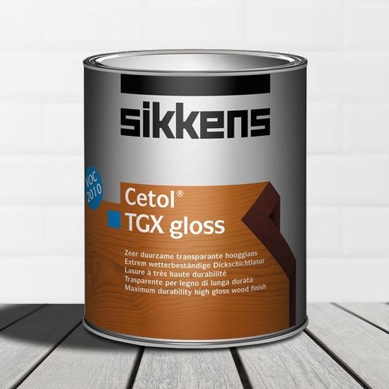 Sikkens Cetol TGX Gloss - Kleurloos - 2,5 l