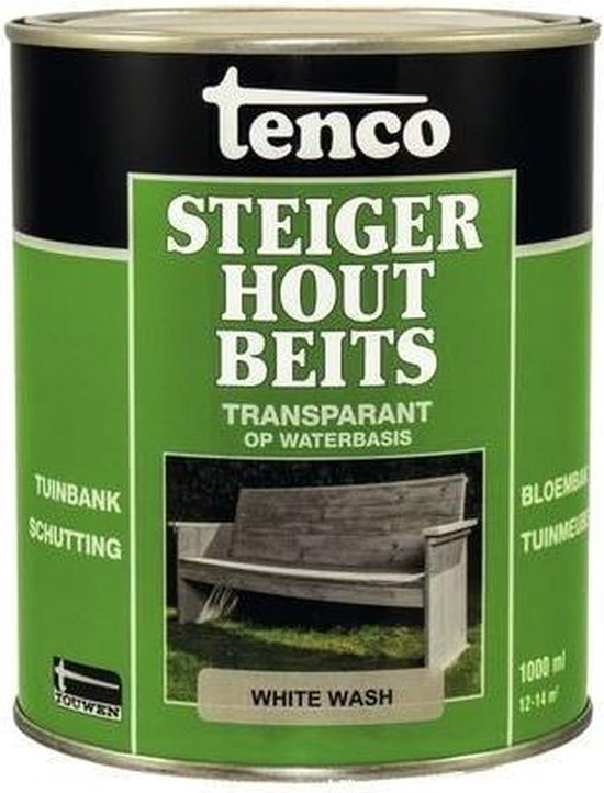 Tenco Steigerhoutbeits - White Wash - 1 l