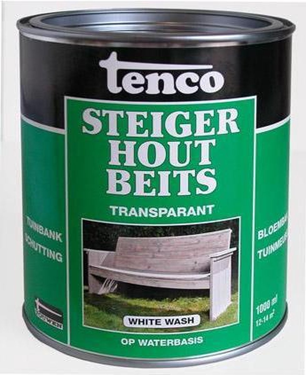 Tenco Steigerhoutbeits - White Wash - 1 l