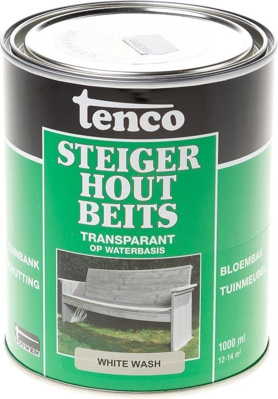Tenco Steigerhoutbeits - White Wash - 1 l