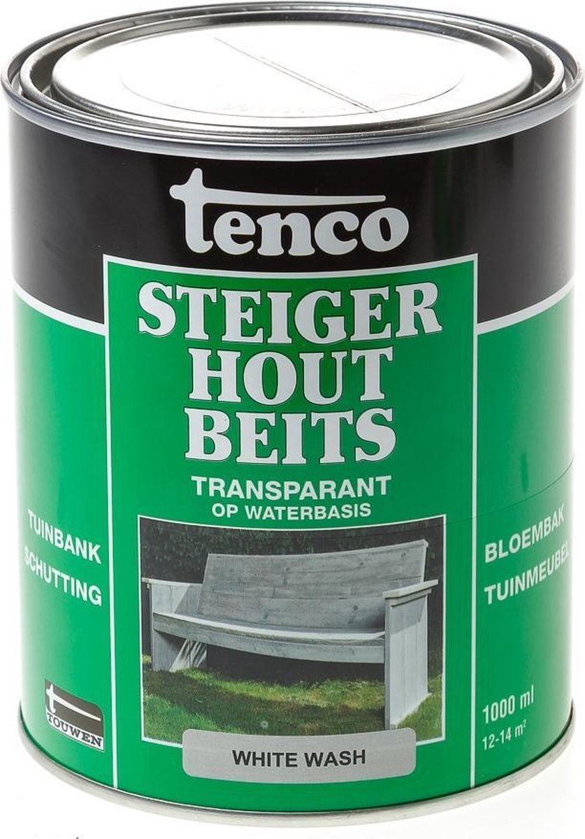 Tenco Steigerhoutbeits - White Wash - 1 l