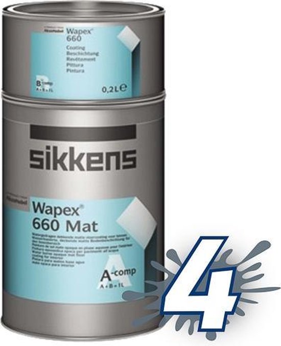 Sikkens Wapex 660 Mat - Mengkleur - 5 l