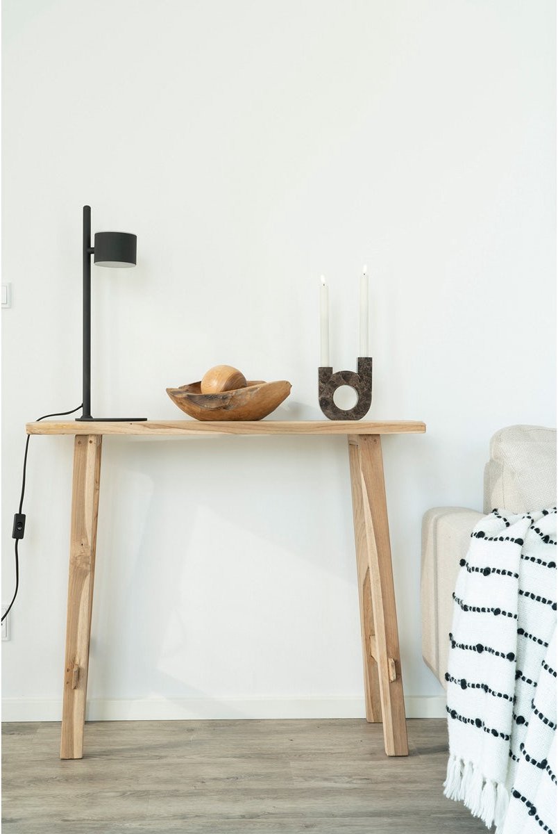 Artichok Guusje houten sidetable naturel - 90 x 30 cm - Bruin