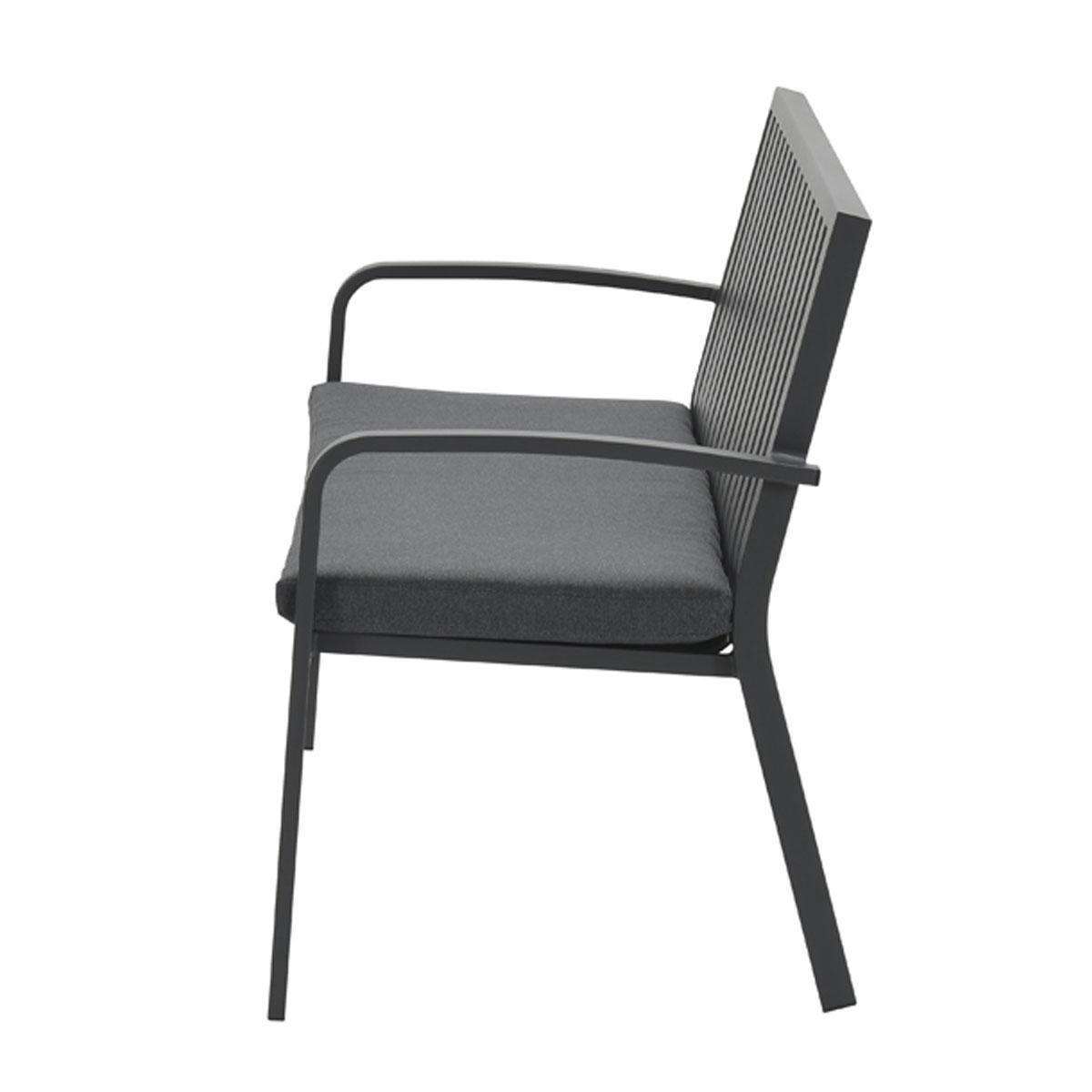 Garden Impressions 3-Zits Tuinbank Bruno - Zwart