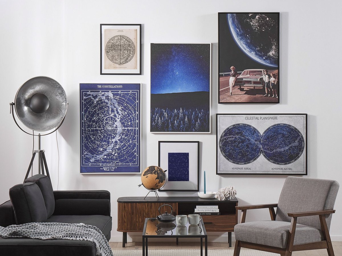 Beliani MONTESE wanddecoratie multicolor