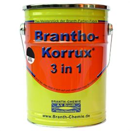 Brantho Korrux 3 in 1 - RAL 9005 Gitzwart - 5 l