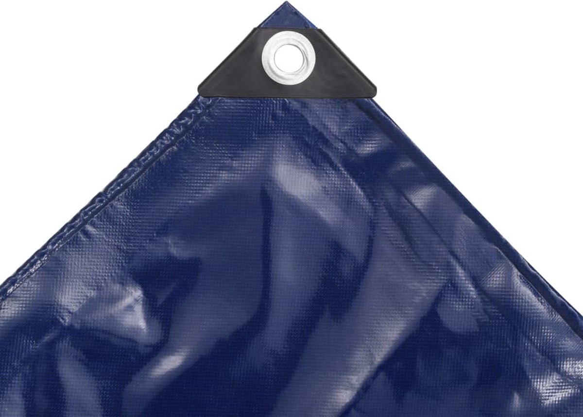 vidaXL Dekzeil 650 g/m² 1,5x20 m - Blauw