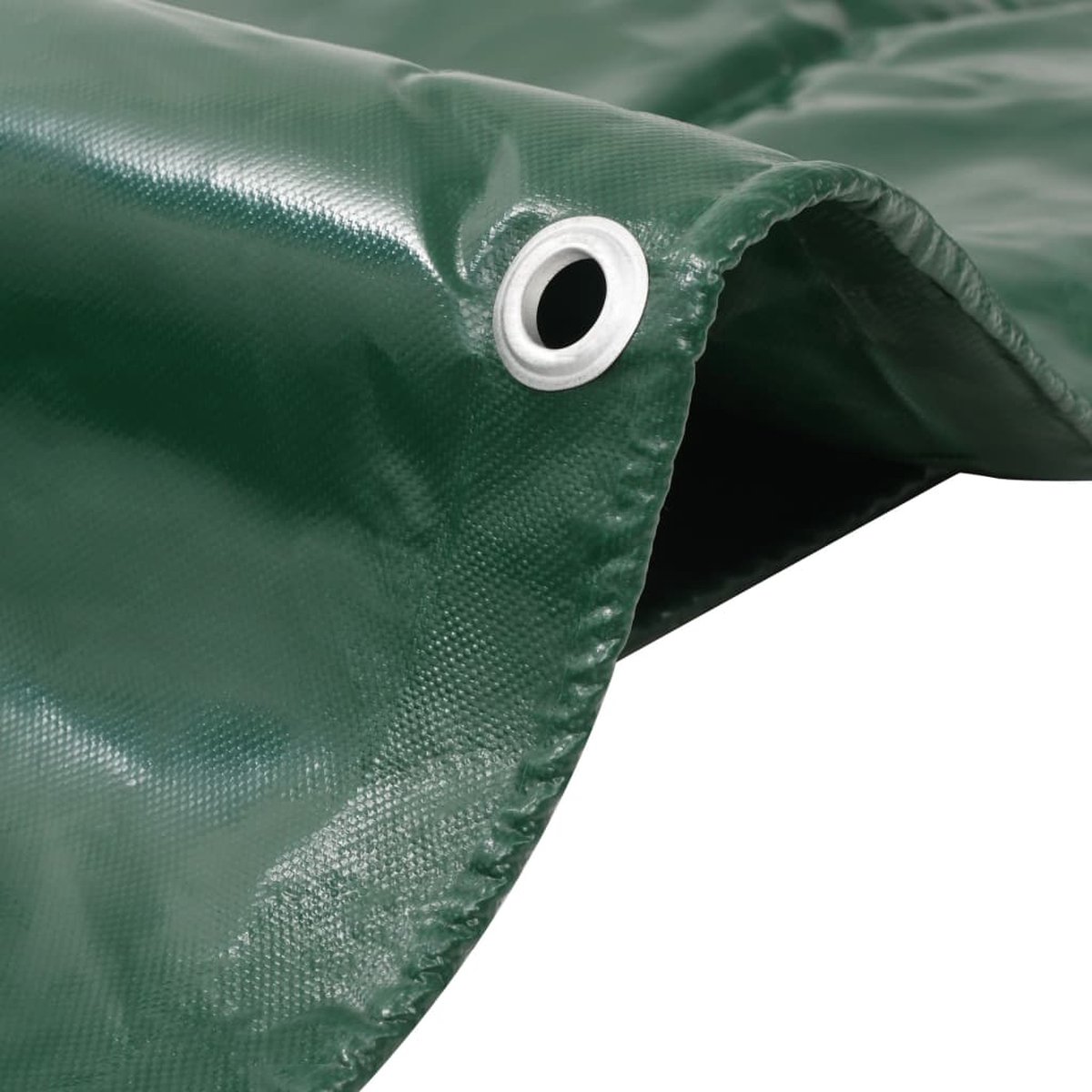 vidaXL Dekzeil 650 g/m² 5x6 m - Groen