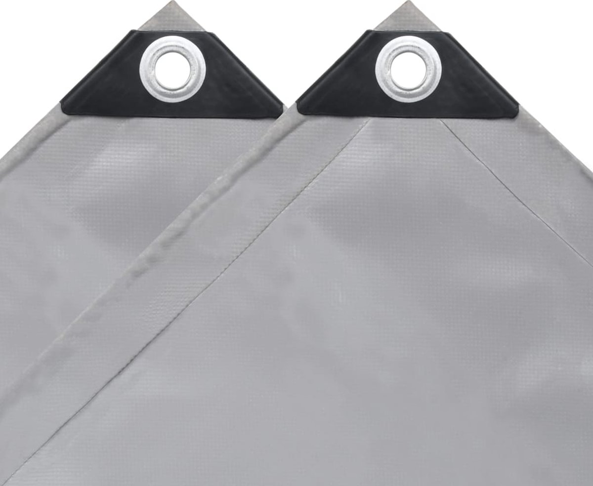 vidaXL Dekzeil 650 g/m² 1,5x20 m - Grijs
