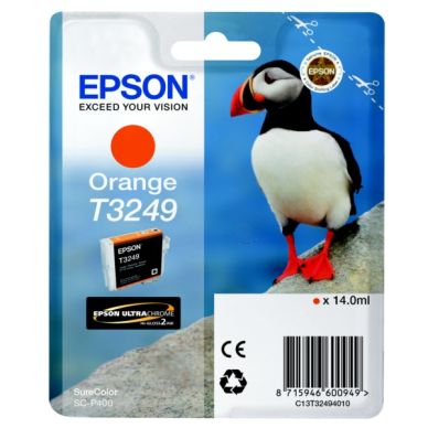 Epson Epson T3249 Inktcartridge oranje, 14 ml T3249 Replace: N/A