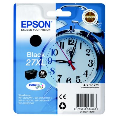 Epson Epson 27XL Inktcartridge zwart, 1.100 pagina's T2711 Replace: N/A