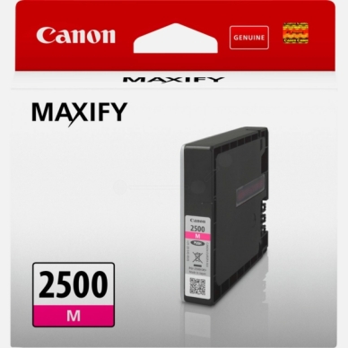 Canon Canon PGI-2500M Inktcartridge magenta 700 pagina's PGI-2500M Replace: N/A