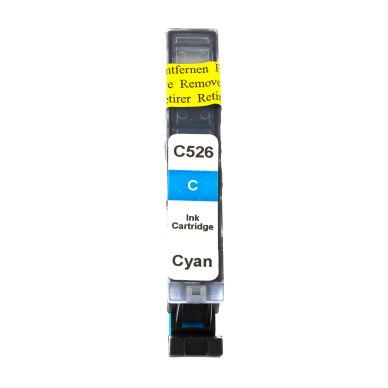 inkClub Inktcartridge, vervangt Canon 526 C, cyaan, 800 pagina's KCB454 Replace: CLI-526C