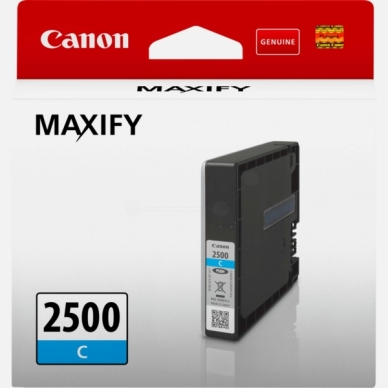 Canon Canon PGI-2500C Inktcartridge cyaan 700 pagina's PGI-2500C Replace: N/A