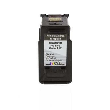 inkClub Inktcartridge, vervangt Canon PG-540, zwart, 180 pagina's MCA018 Replace: PG-540