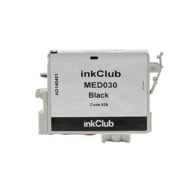 inkClub Inktcartridge, vervangt Epson T0611, zwart, 350 pagina's MED030 Replace: T0611