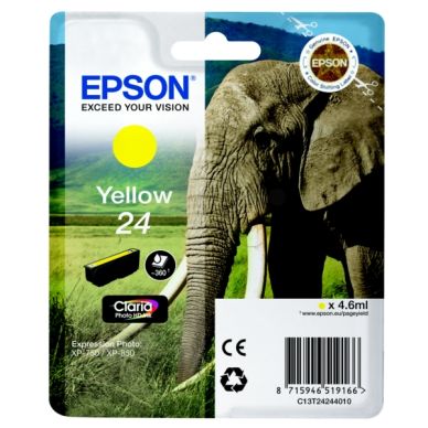 Epson Epson 24 Inktcartridge geel, 360 pagina's T2424 Replace: N/A