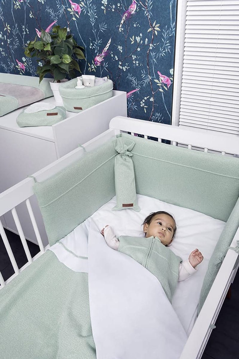 Baby's Only Bedbumper Sparkle - Goud-Ivoor Mêlee - 180x40x4 cm