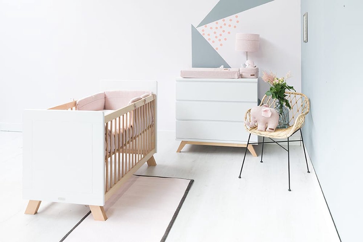 Baby's Only Bedbumper Sparkle - Goud-Ivoor Mêlee - 180x40x4 cm