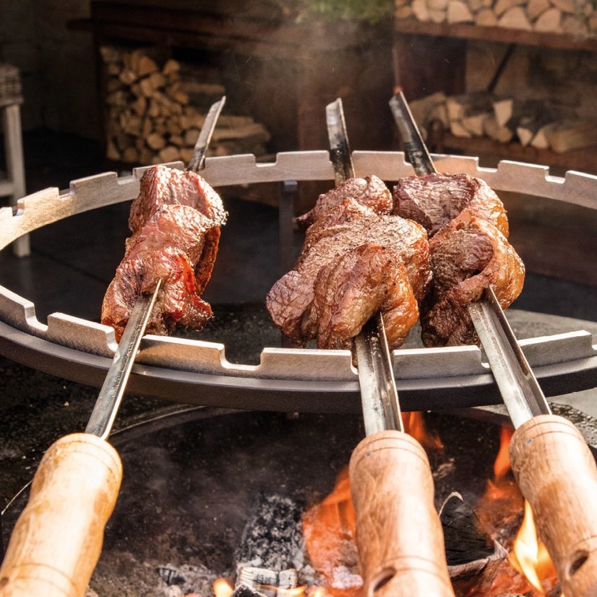 OFYR Grill spiesen 85 - Staal 85 x x cm - Zwart