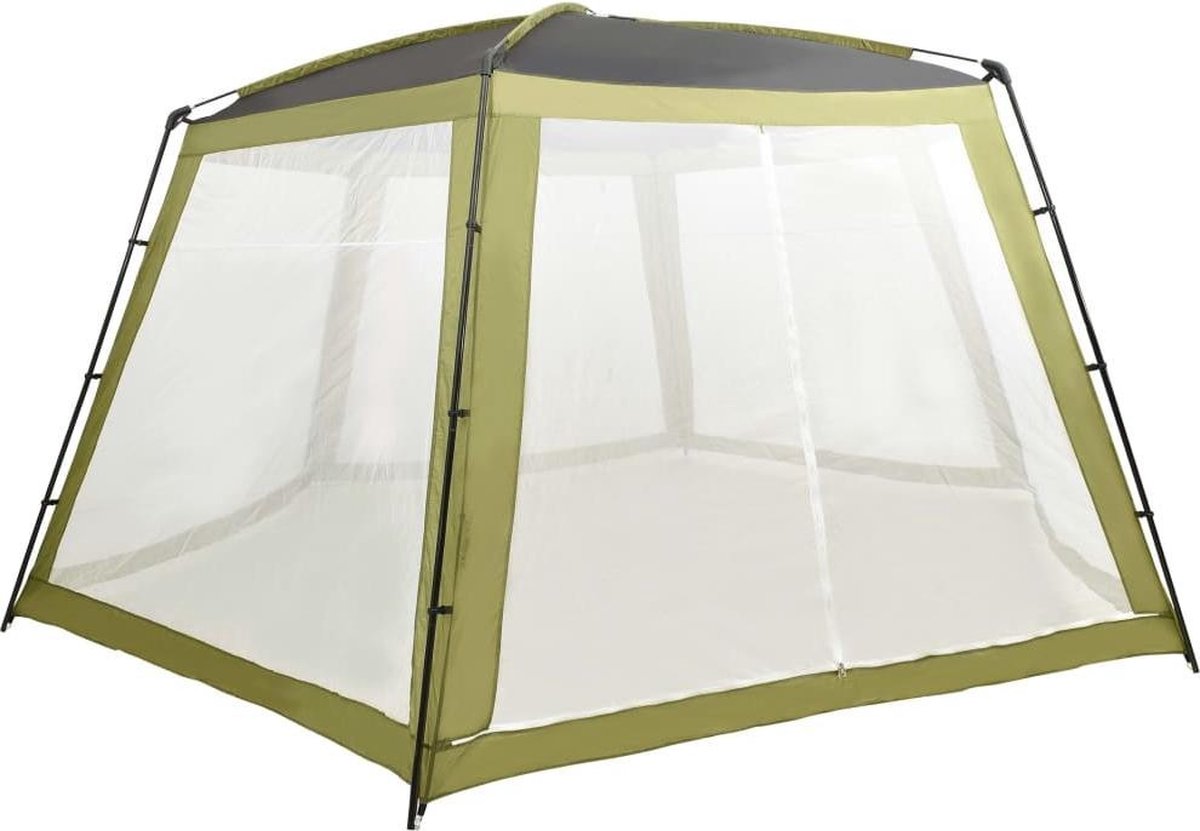 vidaXL Zwembadtent 660x580x250 cm stof - Groen