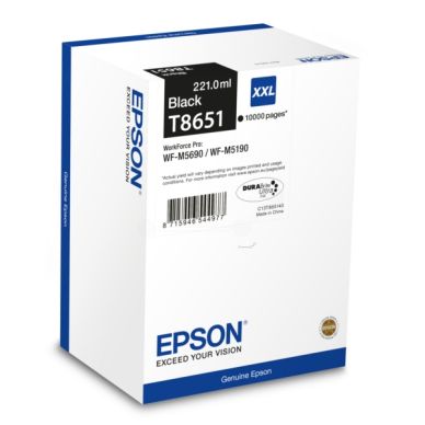 Epson Epson T8651 Inktcartridge zwart, 10.000 pagina's T8651 Replace: N/A