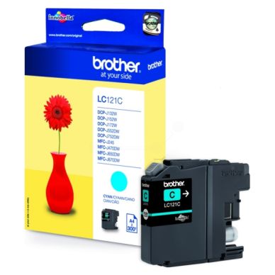 Brother Brother LC121C Inktcartridge cyaan, 300 pagina's LC121C Replace: N/A