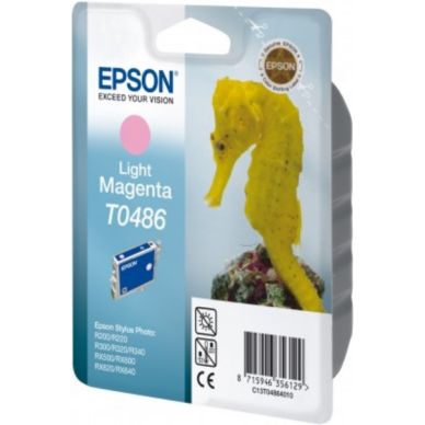 Epson Epson T0486 Inktcartridge licht magenta, 13 ml T0486 Replace: N/A
