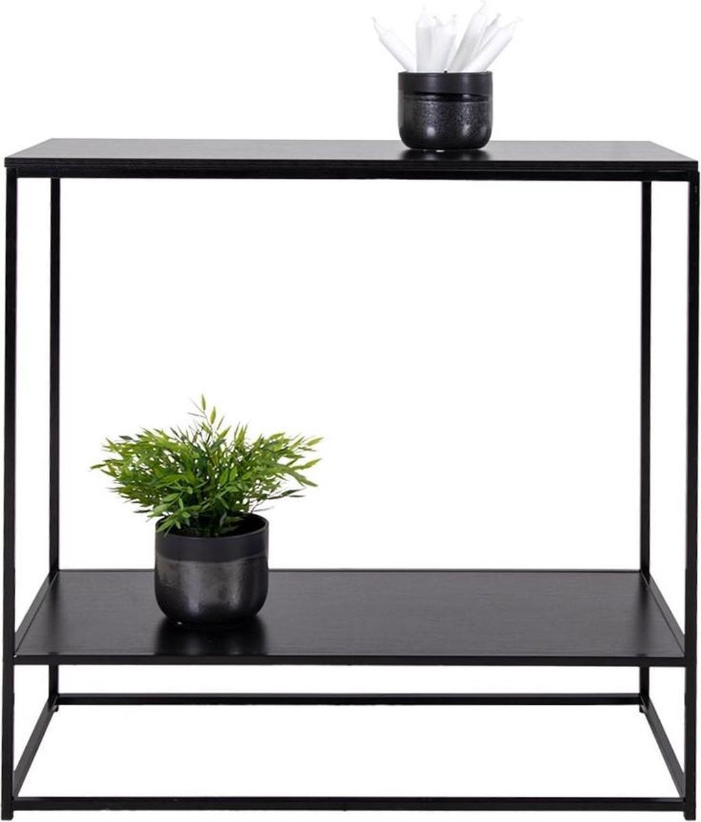 Artichok Karen industriële sidetable Metaal L80 x B36 x H80 cm - Zwart