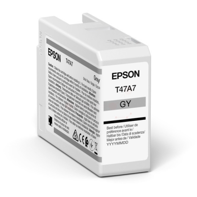 Epson Inktpatroon grijs, 50 ml C13T47A700 Replace: N/A