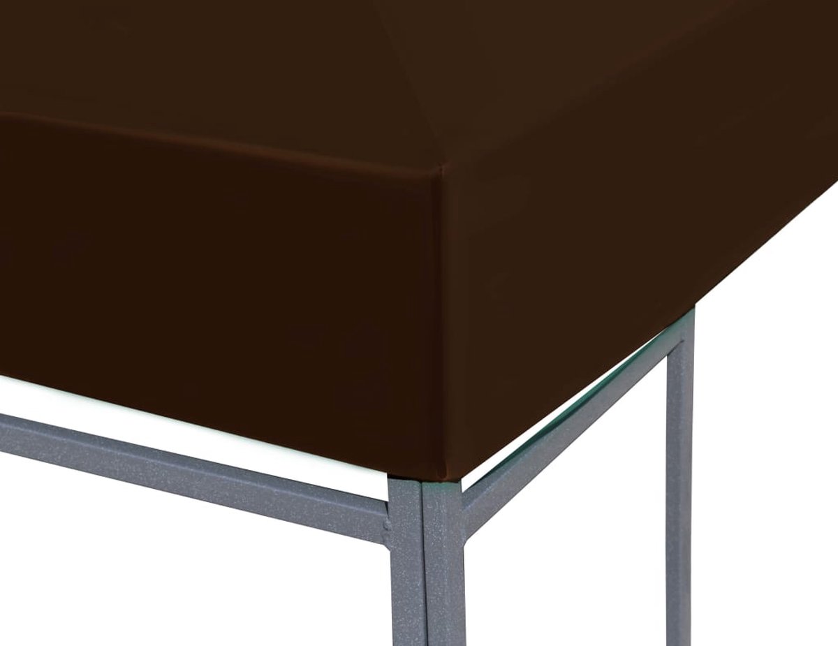 vidaXL Prieeldak 310 g/m² 3x4 m - Bruin