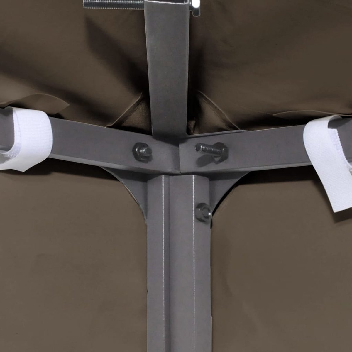 vidaXL Prieeldak 310 g/m² 3x4 m taupe - Bruin