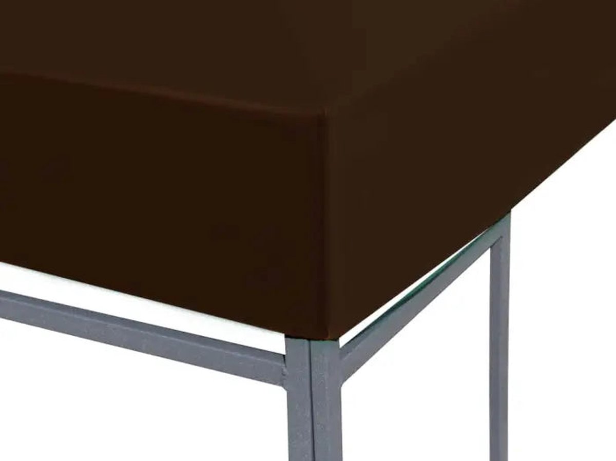 vidaXL Prieeldak 310 g/m² 3x4 m taupe - Bruin