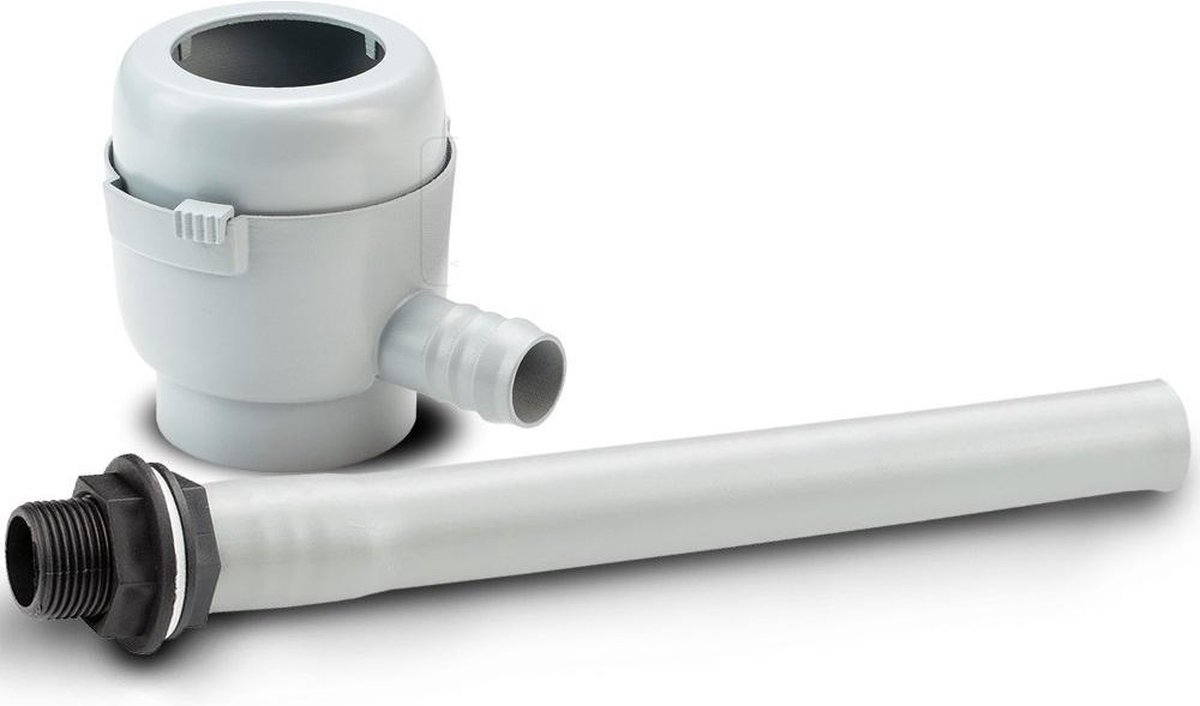 Garantia - Vulautomaat klein - Afsluiter & Bladvanger - 50 / 60 mm - Grijs