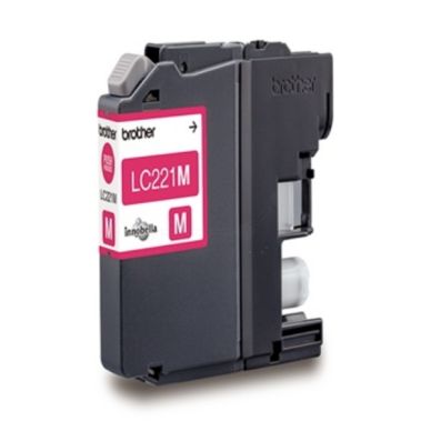 Brother Brother LC221M Inktcartridge magenta, 260 pagina's (3,9 ml) LC221M Replace: N/A