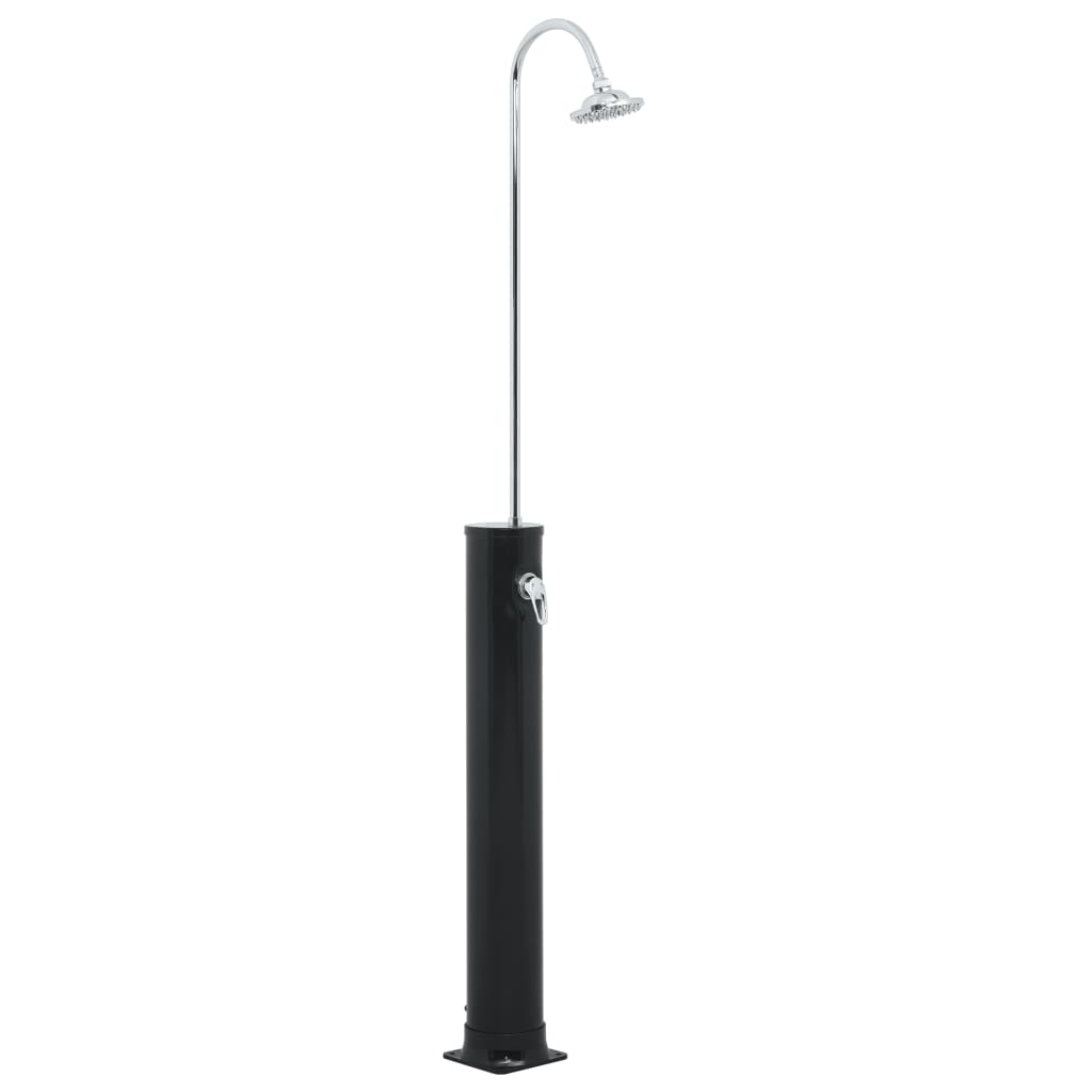 vidaXL Solardouche 20 L 214 cm - Negro