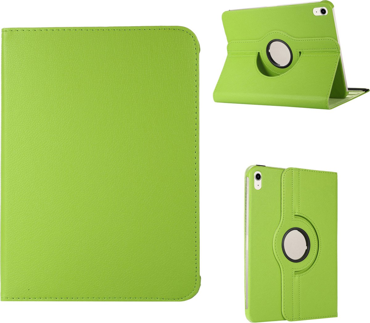 Fonu 360 Boekmodel Hoes iPad 10 - 2022 - 10.9 inch - Groen