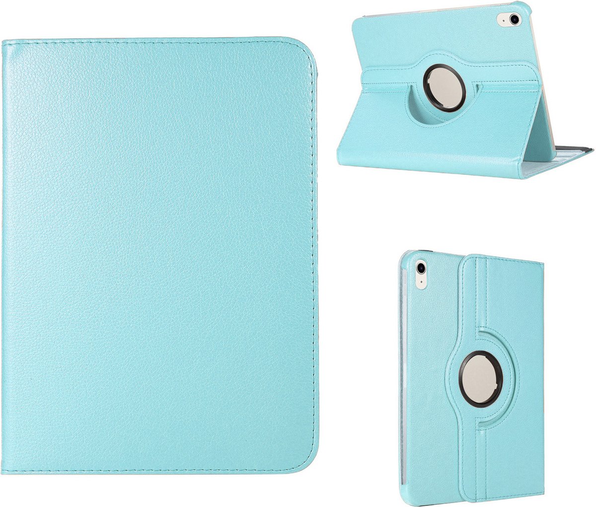 Fonu 360 Boekmodel Hoes iPad 10 - 2022 - 10.9 inch - Licht - Blauw