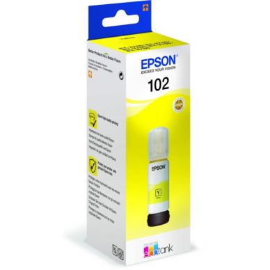 Epson Epson 102 Inktcartridge geel, 70 ml T03R440 Replace: N/A
