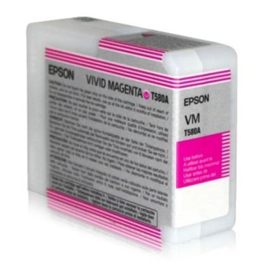 Epson Epson T580A Inktcartridge magenta, 80 ml T580A Replace: N/A